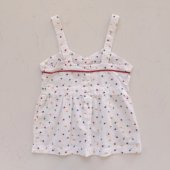 MADRAS by A.P.C. Seersucker Tank Top, M - Picture 3 of 7